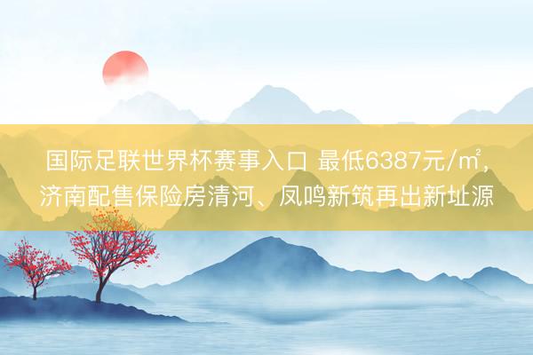 国际足联世界杯赛事入口 最低6387元/㎡，济南配售保险房清河、凤鸣新筑再出新址源